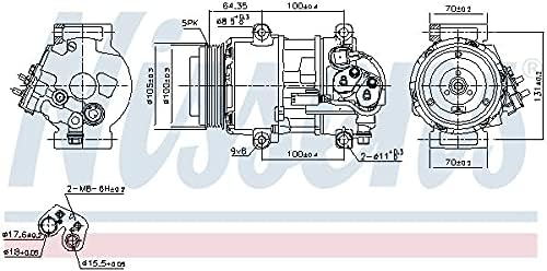 NISSENS 89089 Kompressor, Klimaanlage