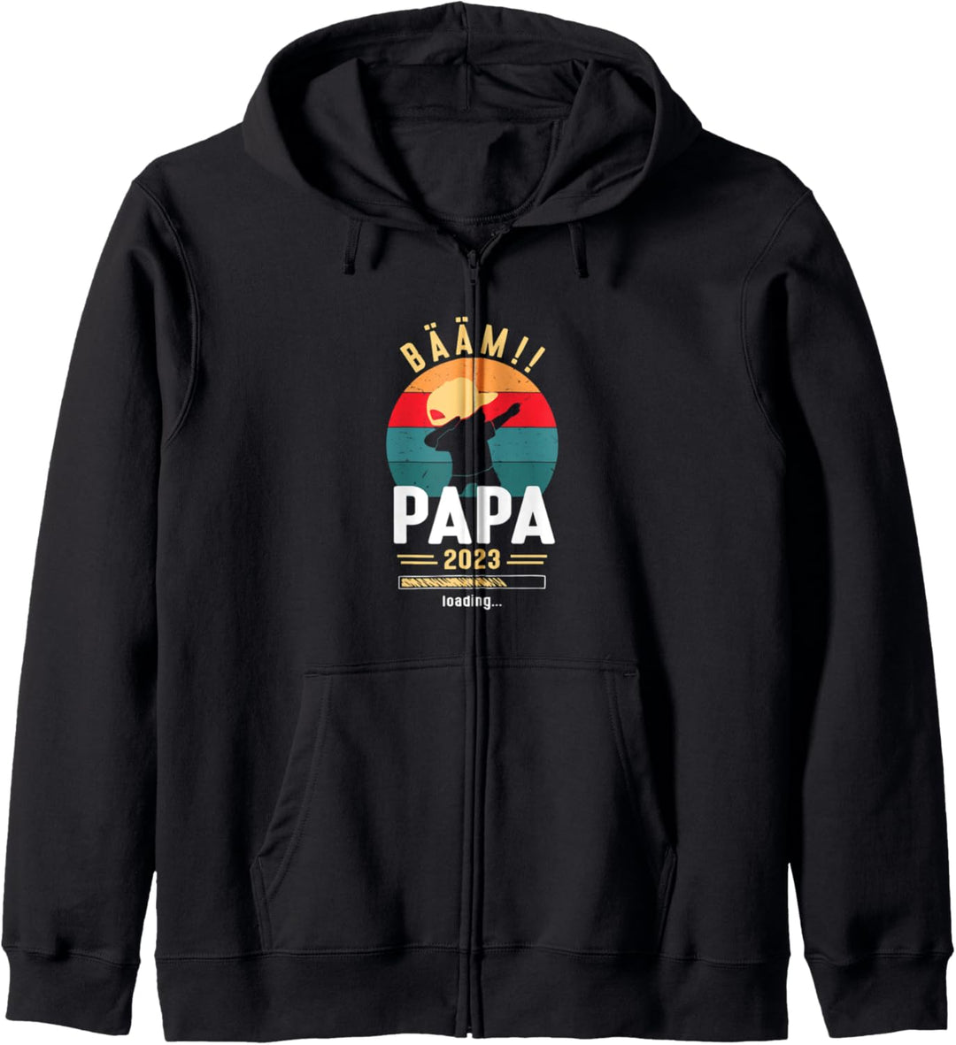 Papa 2023 Loading Dabbing Papa Werdender Papa Ankündigung Kapuzenjacke