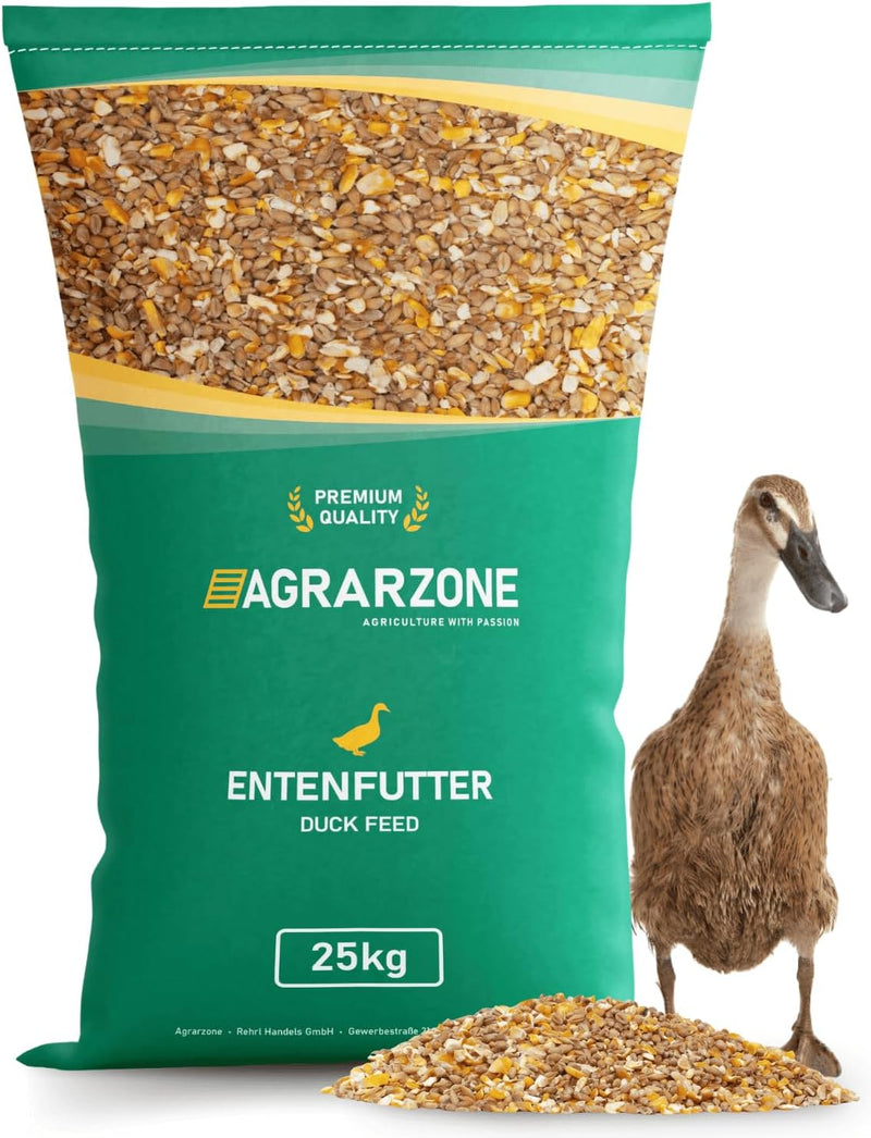 Agrarzone Entenfutter Körner 25 kg - Beliebtes Enten Futter 25KG und Gänsefutter - 100% Gentechnikfr