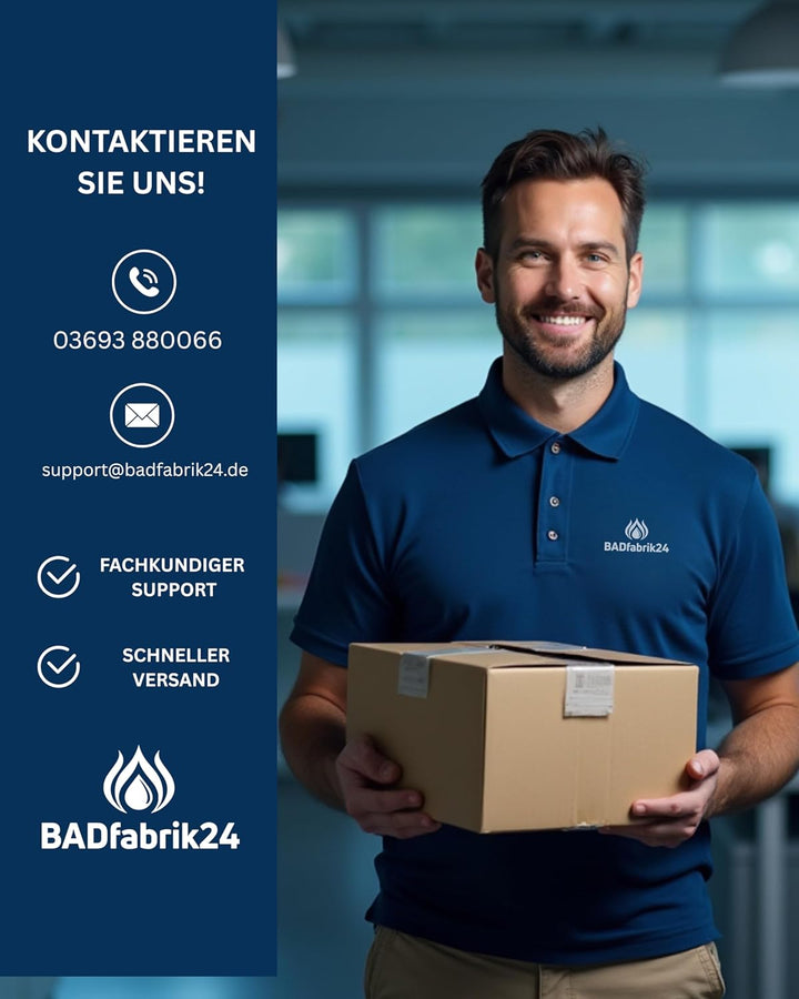 Handtuchhalter 600mm weiss – für Kermi & Buderus Flachheizkörper – Metallbügel + Kunststoffhalter –