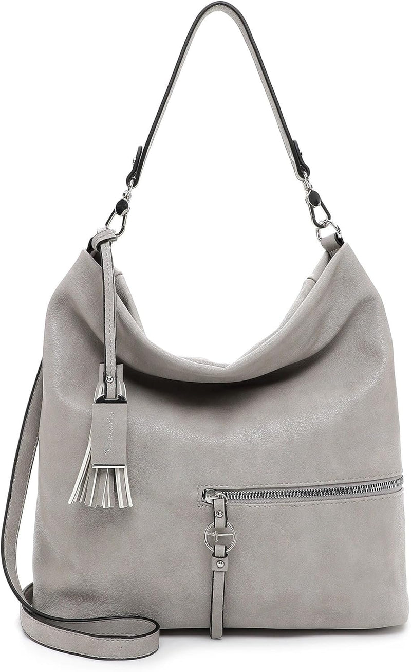 Tamaris Beutel TAS Nele 32802 Damen Handtaschen Uni Einheitsgrösse Lightgrey 810, Einheitsgrösse Lig