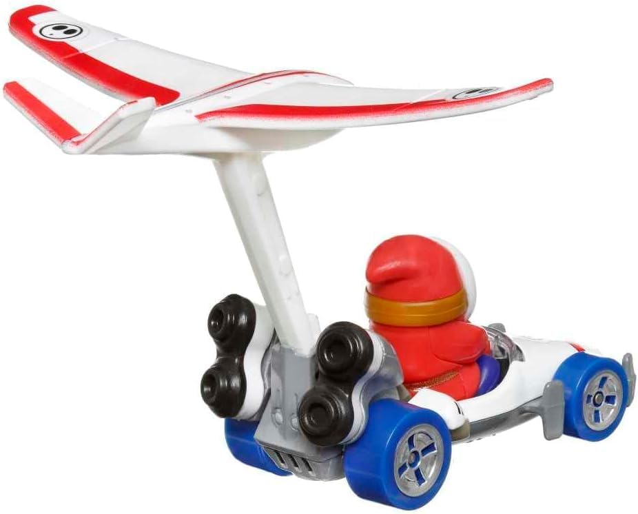 Hot Wheels Modellauto Die Cast Mario Kart GLIDER Shy Guy B-Dasher Plane Glider Super Mario HDB46 - M