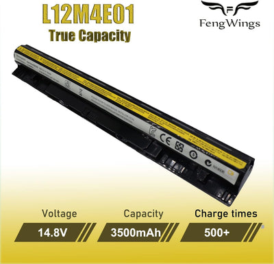 FengWings® 3500mAh Akku L12L4E01 L12M4E01, Ersetzen Für Lenovo G50 Z710 Z50 70 G400s G500s G50-30 G5