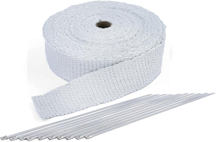Auspuff Hitzeschutzband Thermoband Keramik bis 1300°C 50mmx2mm 10Meter