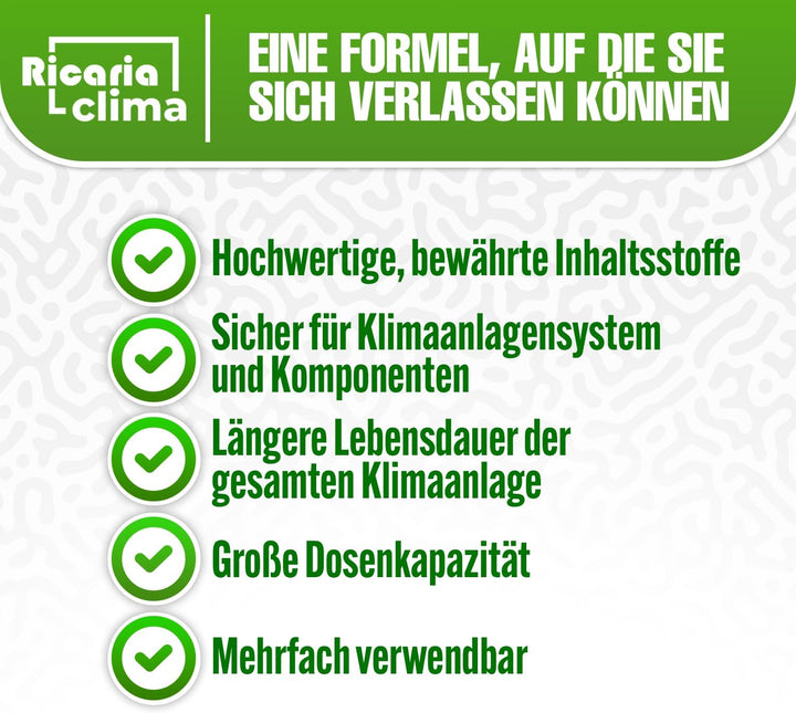 5in1 - Kältemittel R134a x 2, 235 g für Auto Klimaanlage mit Öl, Dichtungsmittel, UV-Farbstoff, Troc