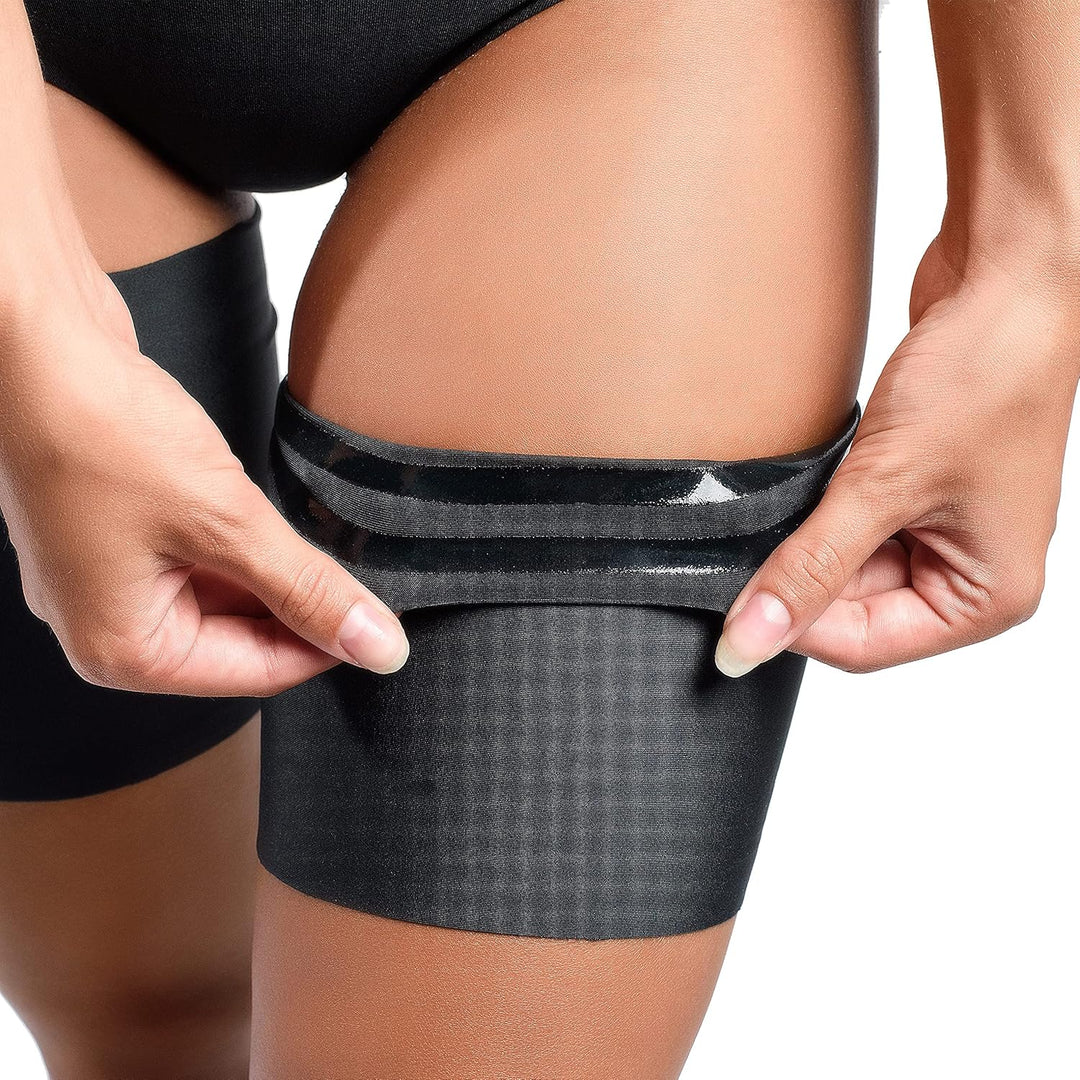 looksy Elastische Oberschenkelbänder Unisex Anti-Scheuern dehnbar verhindern Oberschenkel Reiben Sat