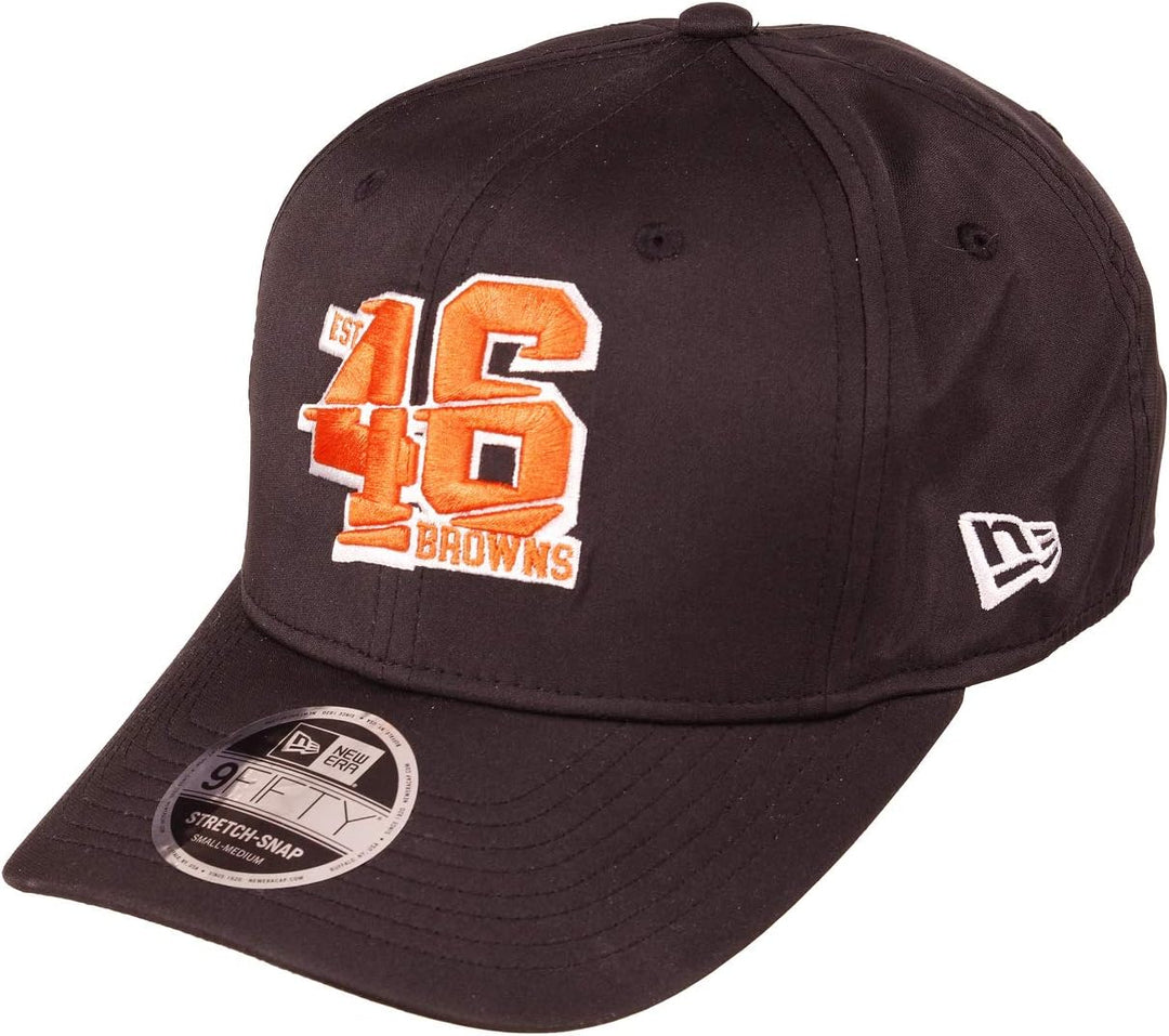 New Era NFL Cap 9fifty verstellbar Snapback Sideline American Football 2019 2020 Browns-Brown S-M, B