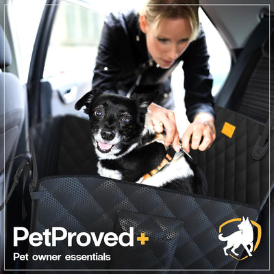 PetProved Hunde Autositz Hundesitz Auto Rückbank Wasserdicht Autositz Hund Hundeautositz Hundesitz M