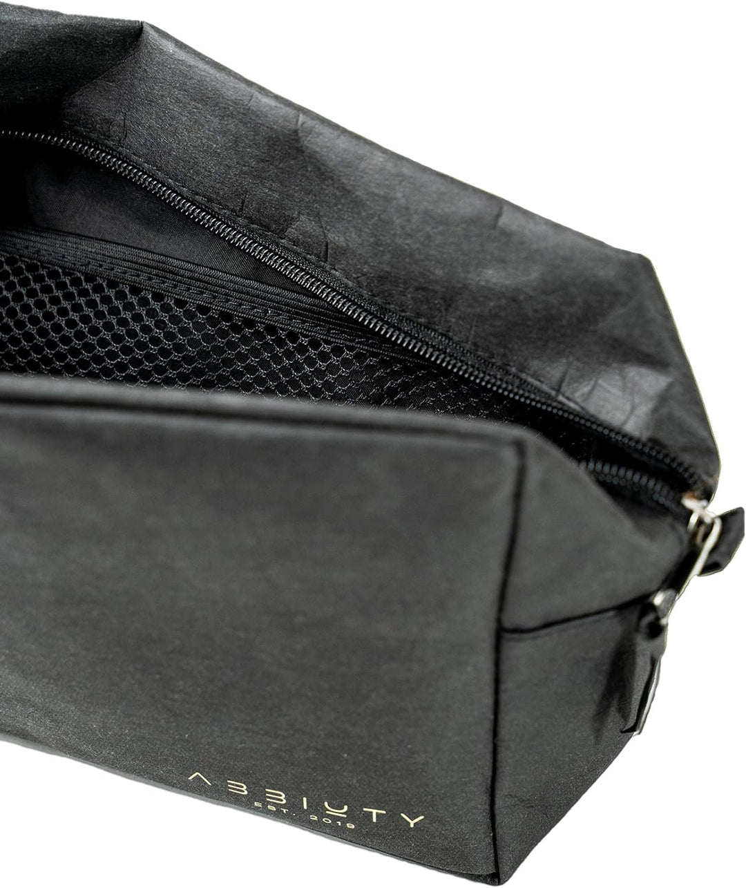 Abbiuty Kulturbeutel (Recyceltes und veganes Kraftpapier) hochwertige Kulturtasche für Frauen und Mä