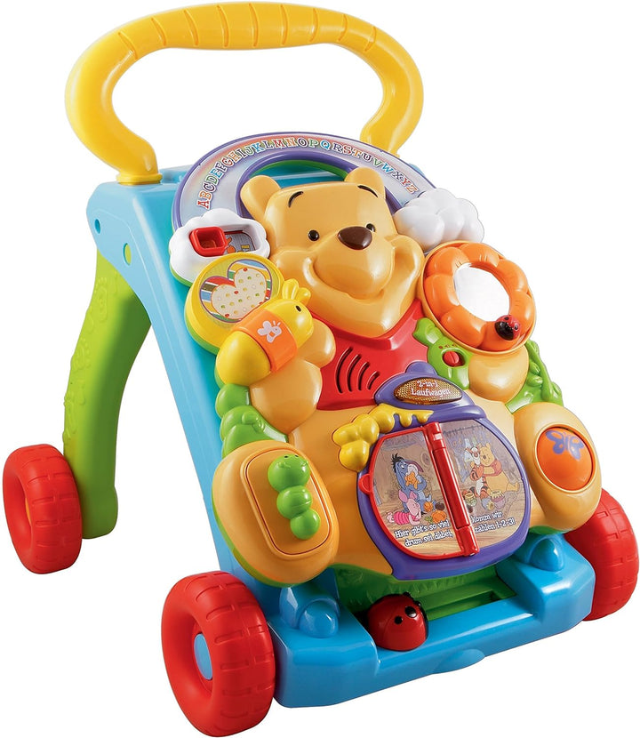 VTech Baby 80-114304 - Winnie Puuh 2-in-1 Laufwagen, Normalverpackung, Bunt (Winnie