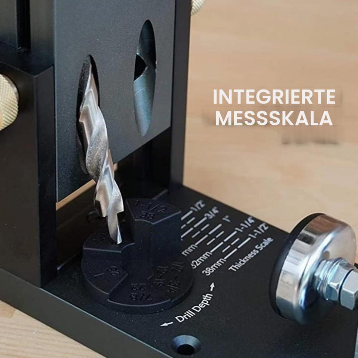 Massca Aluminium-Taschenloch-Vorrichtungssystem Pro M2, verstellbar und einfach zu bedienen, Schrein