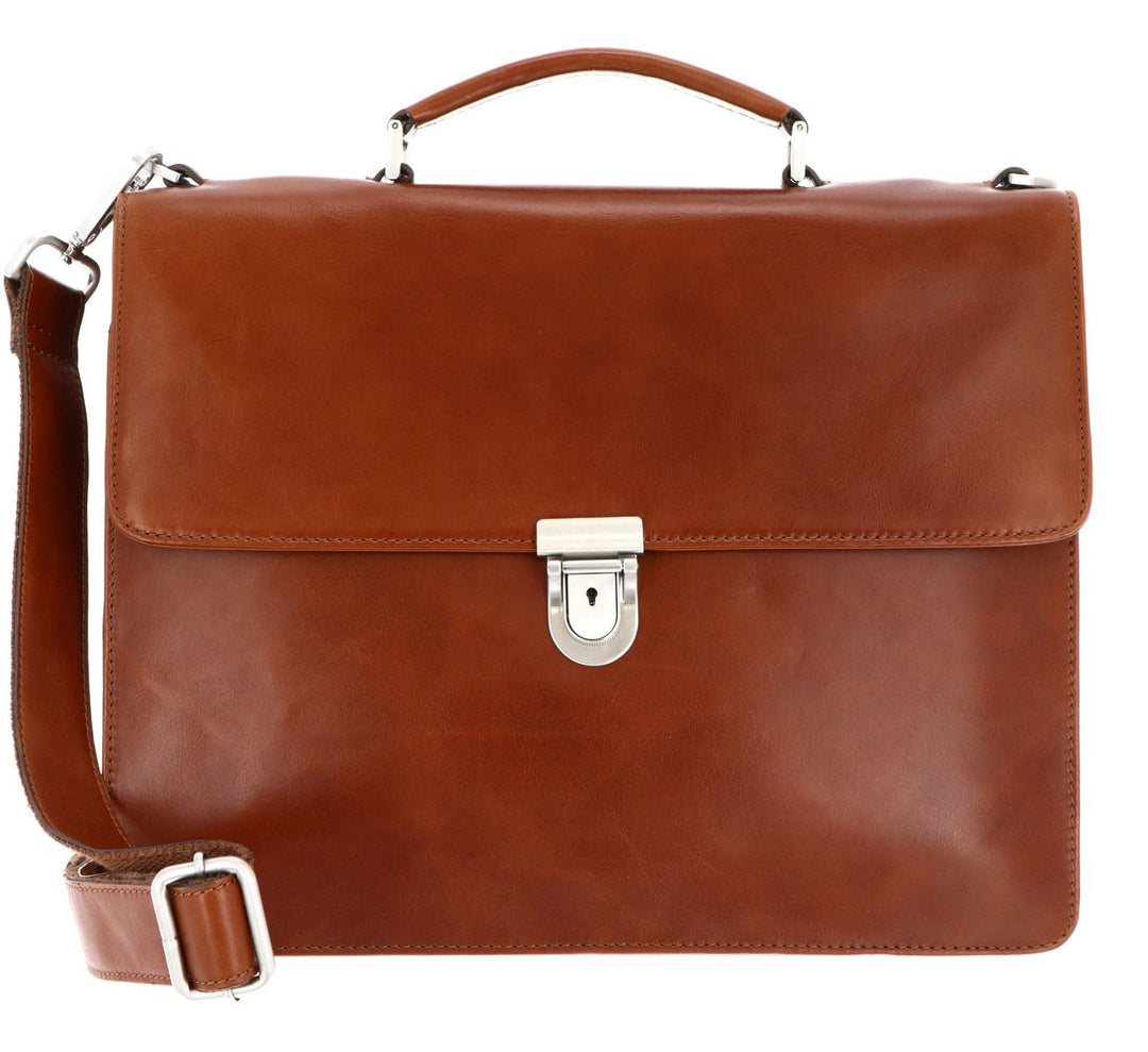 Leonhard Heyden Cambridge Aktentasche Leder 38 cm Laptopfach