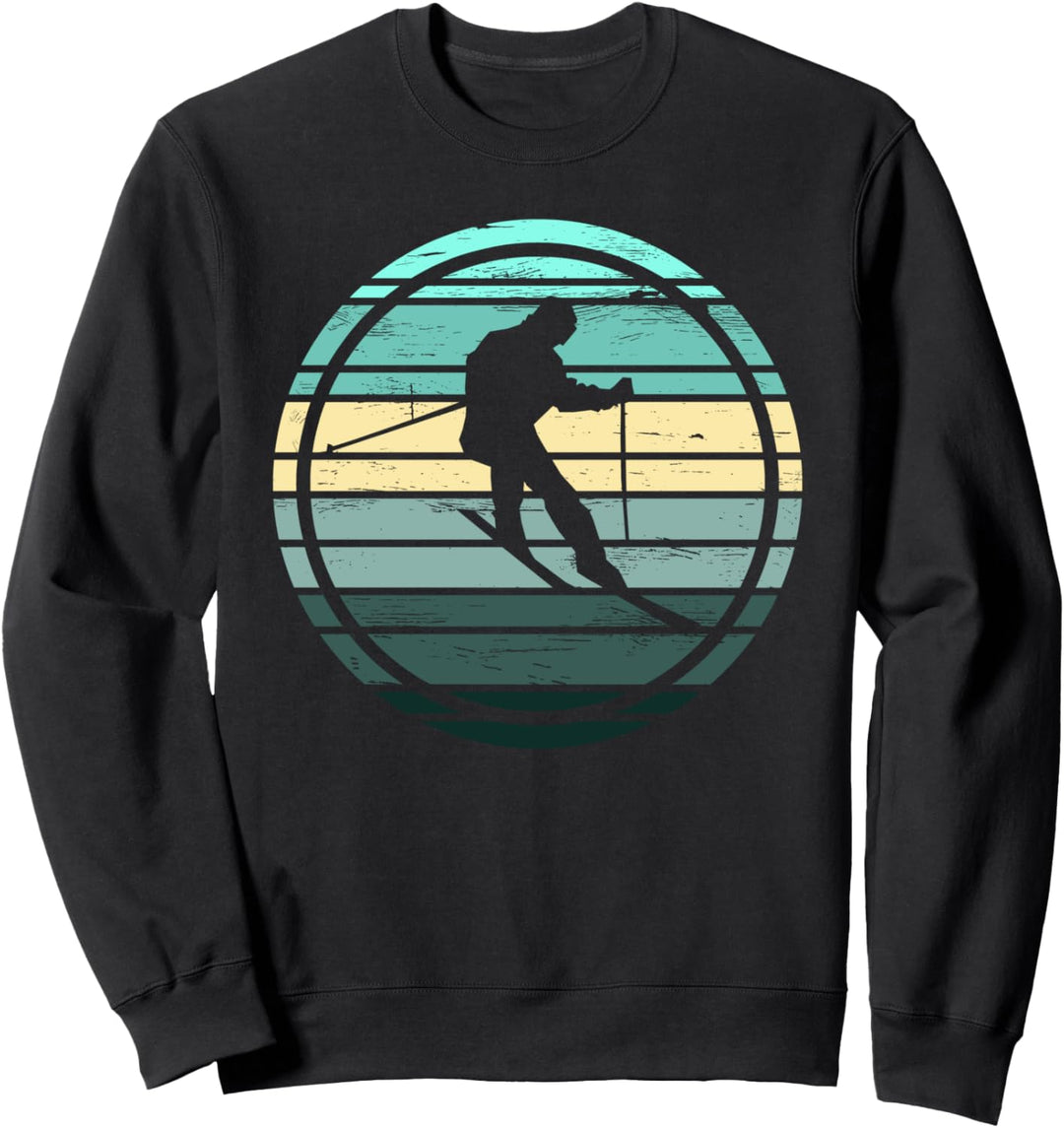 Skifahren Skifahrer Alpiner Wintersport Sweatshirt