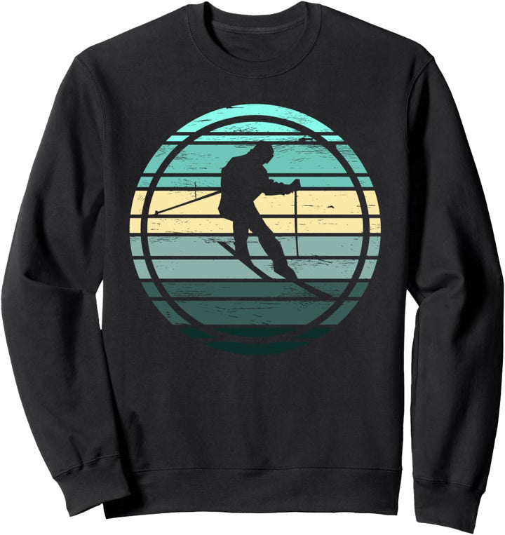 Skifahren Skifahrer Alpiner Wintersport Sweatshirt