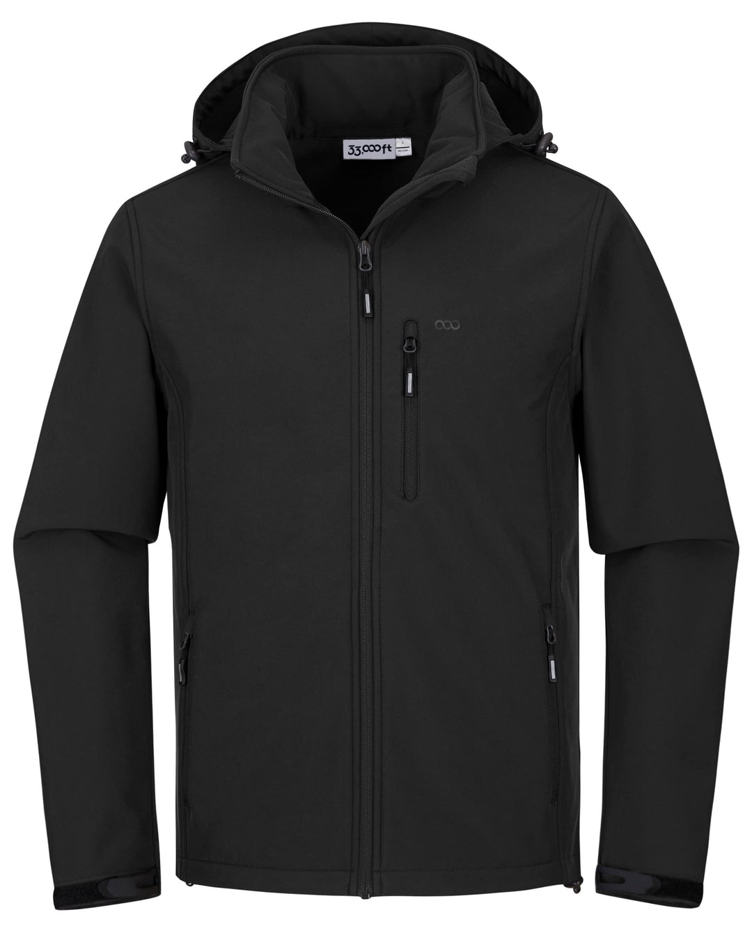 33,000ft Softshelljacke für Herren Wasserdicht Winterjacke Winddicht Warme Fleece Gefüttert Windbrea