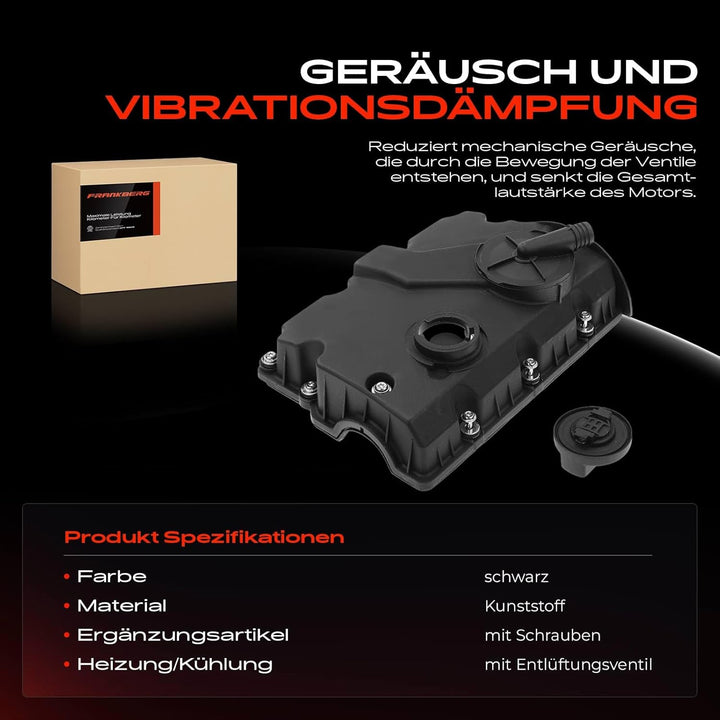 Frankberg Zylinderkopfhaube Diesel Kompatibel mit A2 2000-2005 Cordoba 2002-2005 Ibiza III 2002-2005