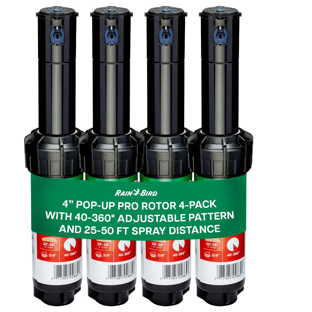 Rain Bird Rotor Heads 5000 Rotorsprinklerköpfe, 4 Stück 4 inch, 4 inch