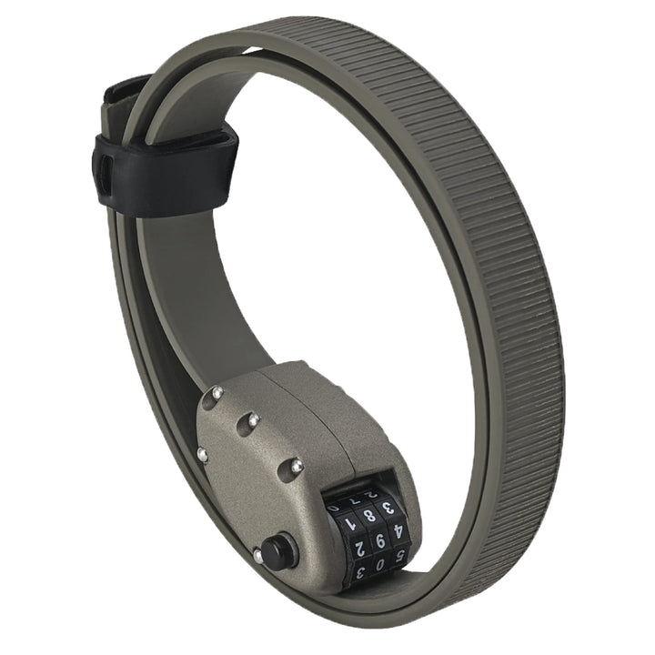 OTTOLOCK HEXBAND Fahrradschloss HEXBAND 76cm Cinch Lock Grey 76cm 30\" Hexband (Gray), 30\" Hexband
