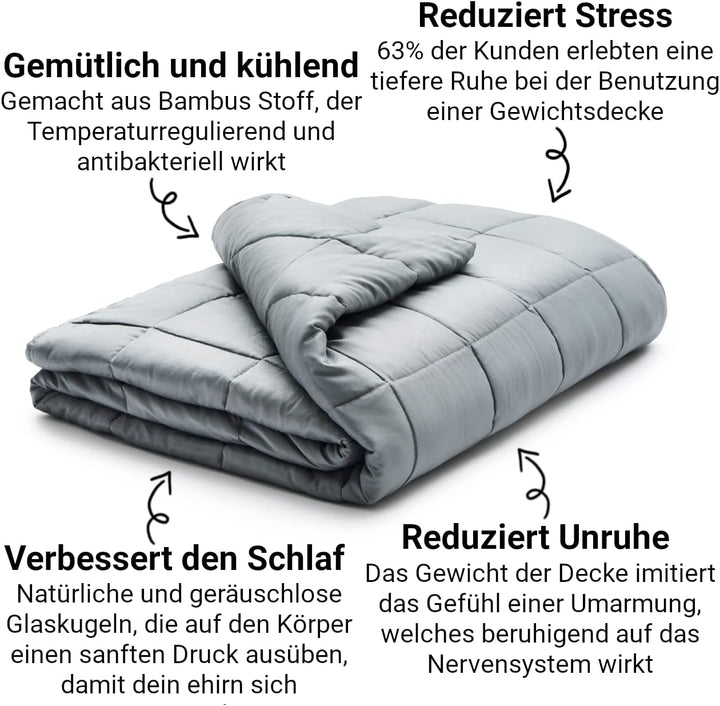 ScandinavianRest Weighted Blanket (140x220cm 7Kg), 140x220cm 7Kg