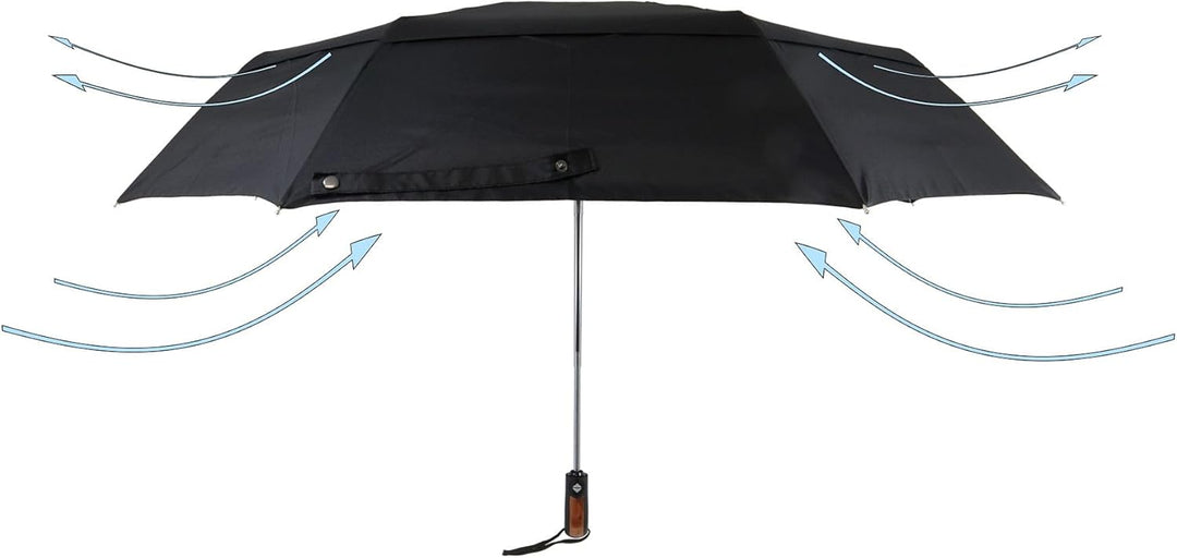 Origin Outdoors Wind-Trek Regenschirme Schwarz L
