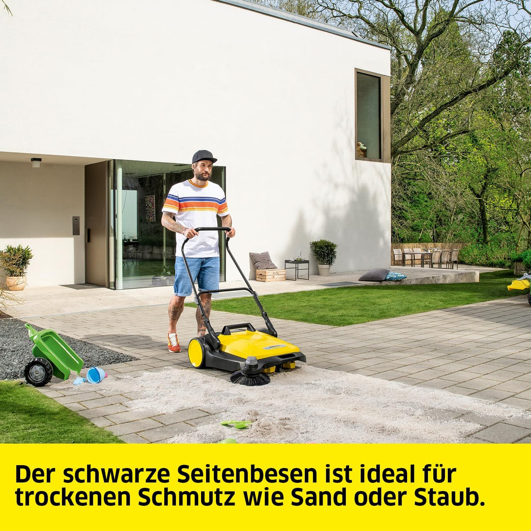 Kärcher Kehrmaschine S 6 (Max. Flächenleistung: 2500 m²/h, 1 Seitenbesen, Kehrbehälter: 38 l, Arbeit