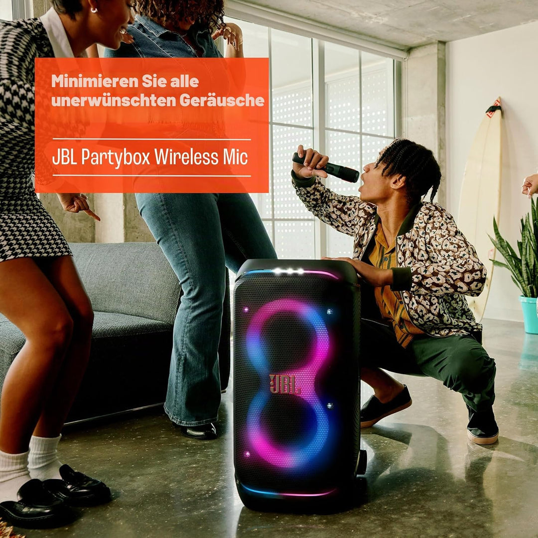 JBL PartyBox Wireless Mic - 2X Digital Wireless Mikrofone, Wiederaufladbarer Akku (20hrs - 700mAh),