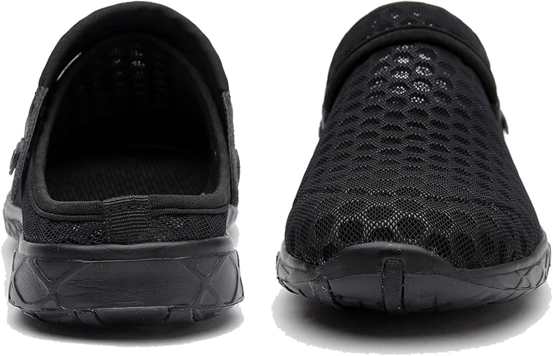 Unisex Clogs Hausschuhe Atmungsaktiv Mesh Pantoletten Sommer Beach Freizeit Schuhe rutschfest Weiche