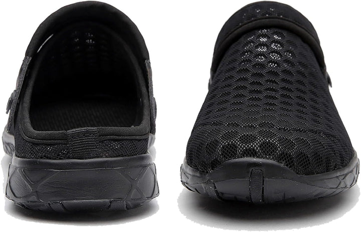 Unisex Clogs Hausschuhe Atmungsaktiv Mesh Pantoletten Sommer Beach Freizeit Schuhe rutschfest Weiche