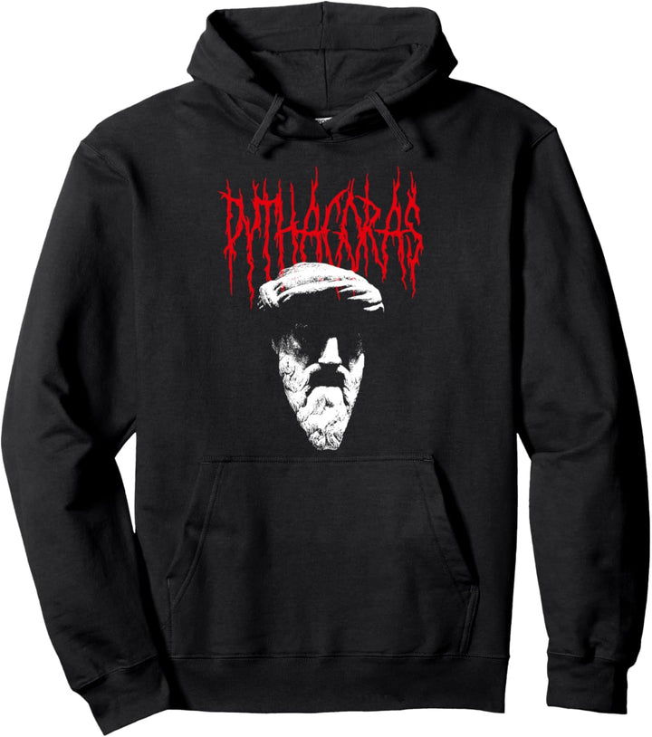 Pythagoras Heavy Death Metal Philosoph - Mathematik Pullover Hoodie