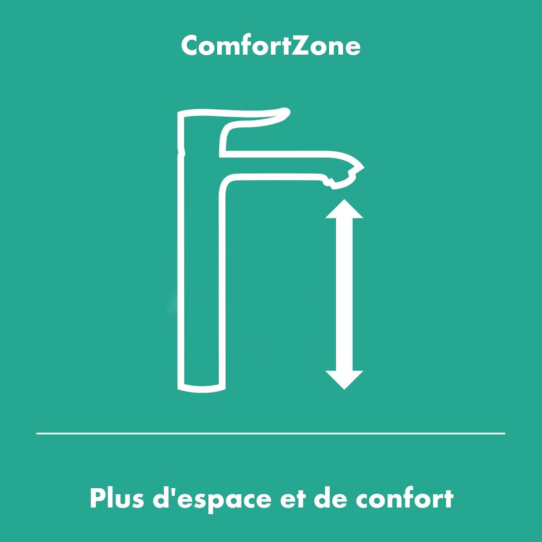 Hansgrohe Waschtisch-Armatur Ecos M chrom 14080000 Ecos L Medium, Medium