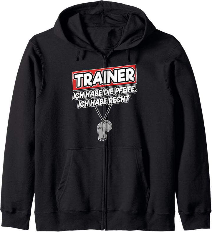 Handballtrainer Tennis Trainer Spruch Coach Fitnesstrainer Kapuzenjacke