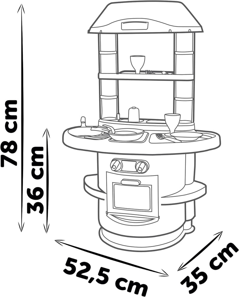 SMOBY TOYS SAS 312700 Imitationsspielzeug, Mehrfarbig, Estándar