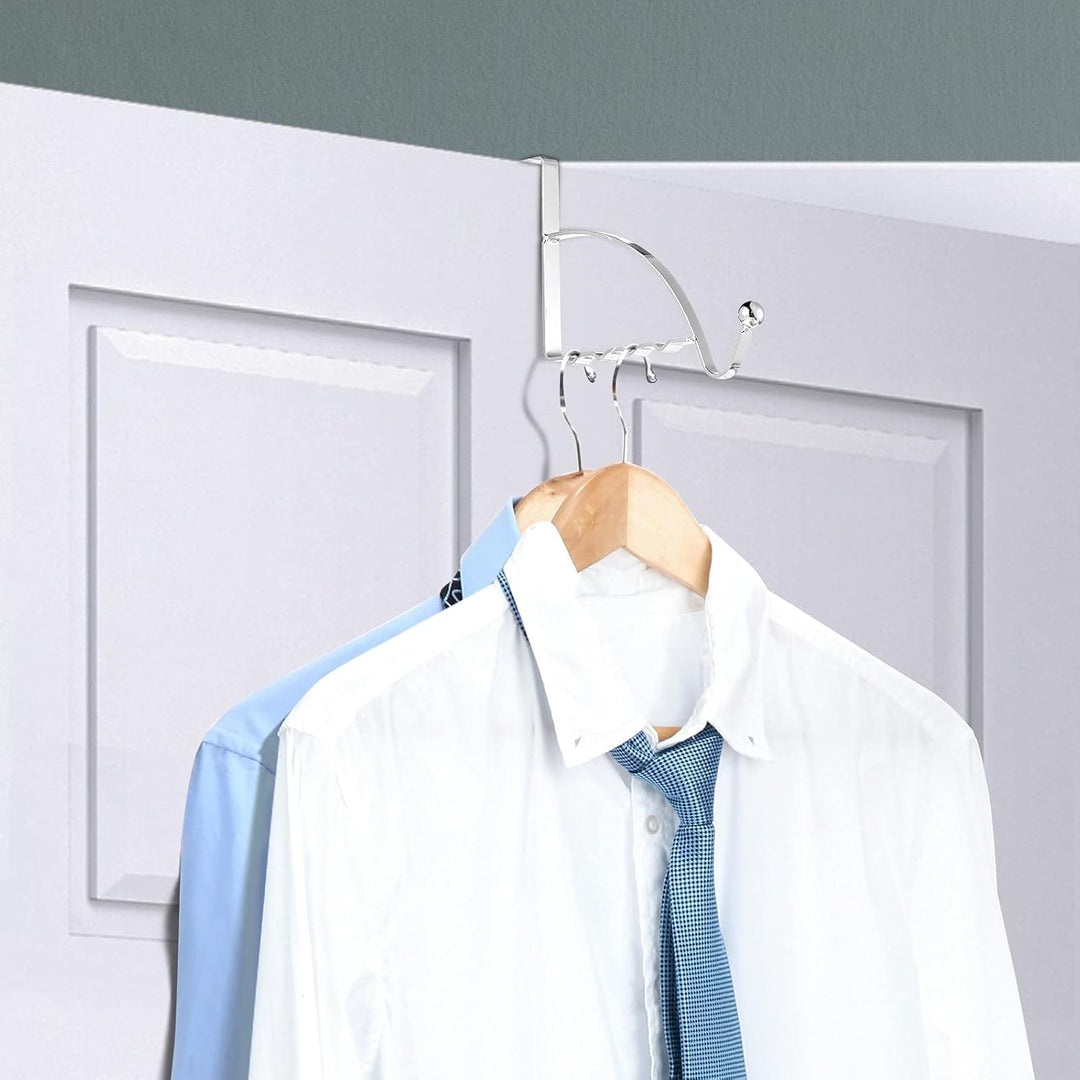 4 Stücke Über Tür Haken Kleiderbügel Multi Hängend Lager Organizer Kammerdiener Hooks für Mäntel Kle