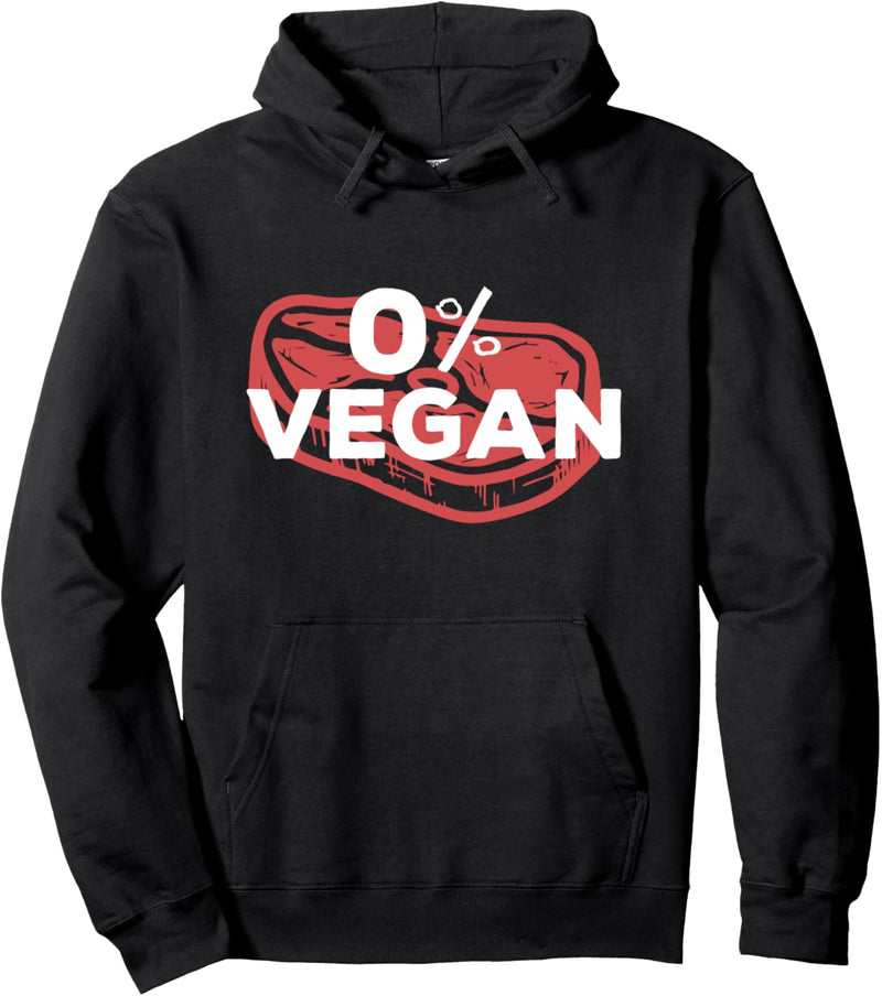 0% Vegan Funny Steak Fleisch Keto Ketogene Diät Geschenk Pullover Hoodie
