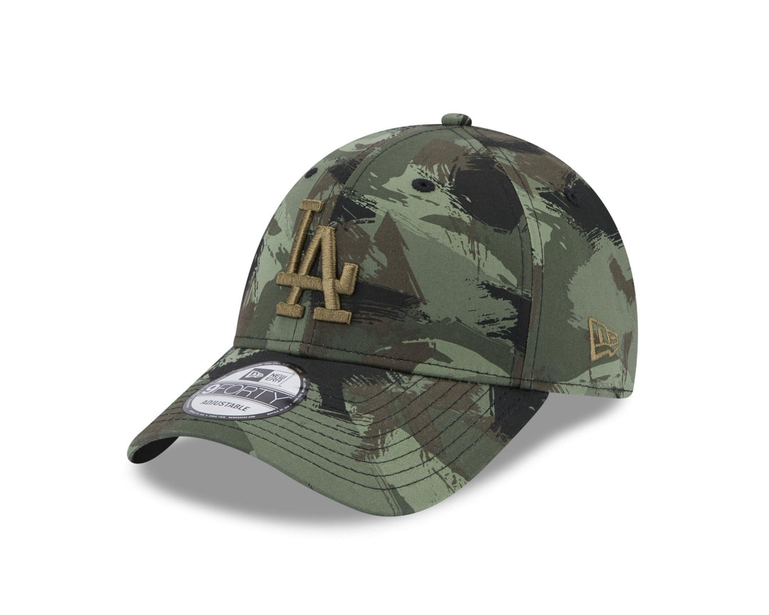 New Era Los Angeles Dodgers MLB Painted AOP Olive 9Forty Adjustable Cap Einheitsgrösse 940-Dodgers-O