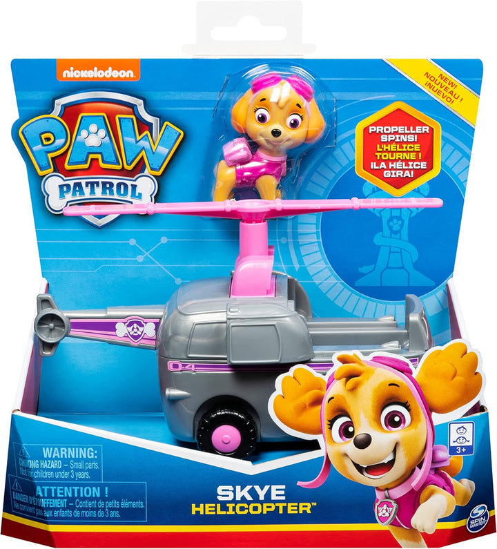 PAW Patrol 6056855 Helikopter-Fahrzeug mit Skye-Figur (Basic Vehicle) Basic Vehicle Skye, Basic Vehi
