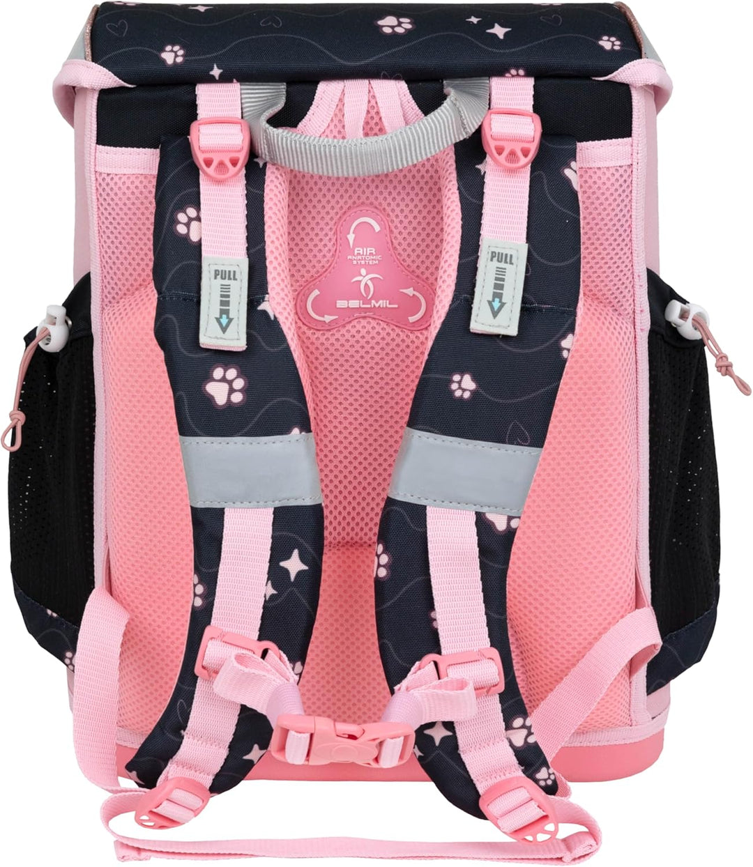 Belmil Mini-Fit Schulranzen Set 4 -teilig (405-33/AG/S) (Cute Kitten), Cute Kitten