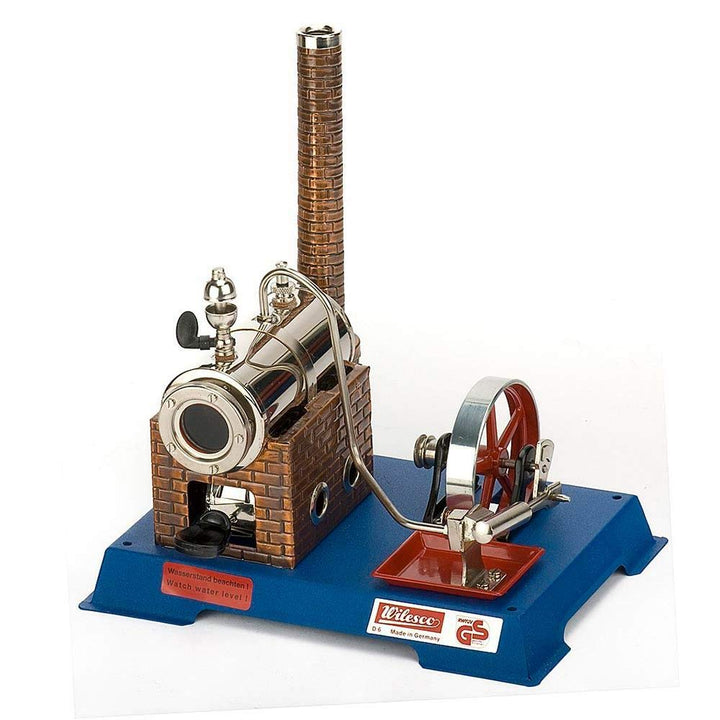Wilesco Dampfmaschine D6, Durchmesser 45 mm, Länge 100 mm - Fertigmodell, Klassisch