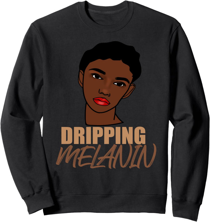 Melanin Königin Afro Black Pride Geschenk Sweatshirt