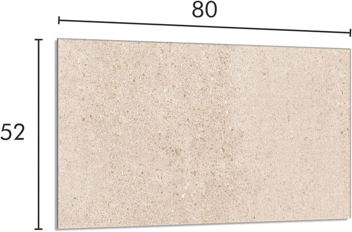 Herdabdeckplatte 80x52 cm 1-teilig Ceranfeldabdeckung Induktion Herdschutz Spritzschutz Glasplatte D