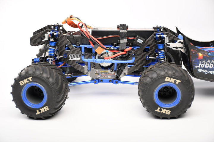 GPM Carbon Fiber Chassis Side Panels for LOSI 1/18 Mini LMT 4X4 Brushed Monster Truck RTR LOS01026 U