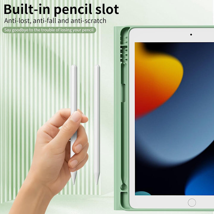 Tastatur Hülle für iPad 10,2 Zoll 9. 8. 7. Generation 2021 2020 2019, Abnehmbarer Bluetooth QWERTZ K