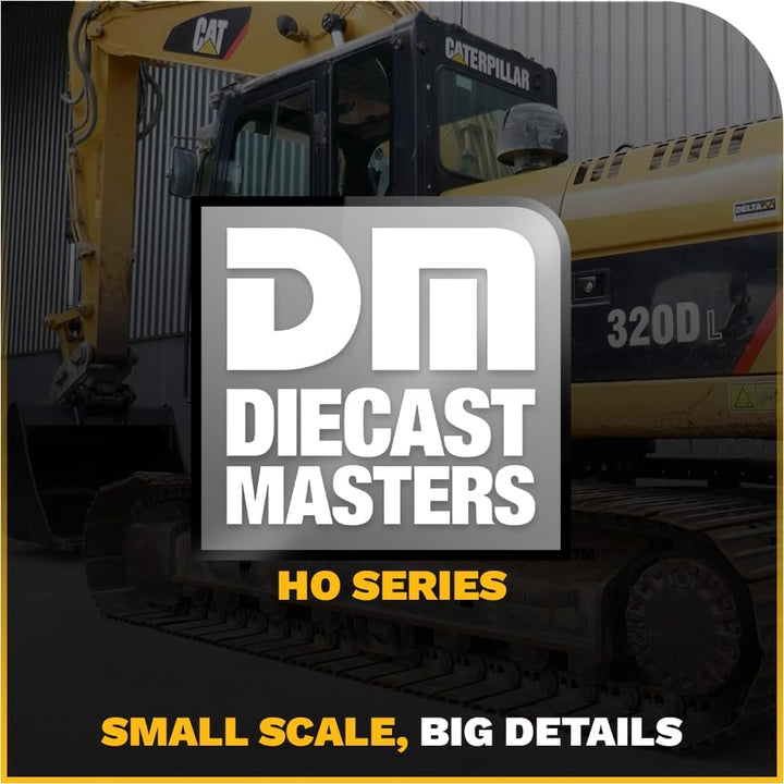 Diecast Masters 85652 - Caterpillar Bagger mit Zubehör 320D, Massstab 1:87, ca. 11,7 x 4,5 x 4,8 cm,
