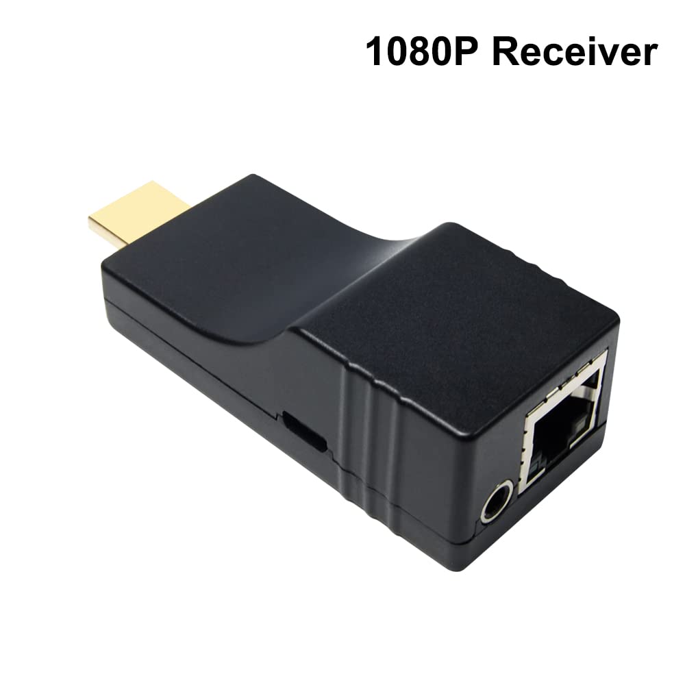 DDMALL ProAV 150M 1080p HDMI Extender Über TCP/IP, Mini Extender Über CAT5e/CAT6 Eins-zu-Eins/Eins-z