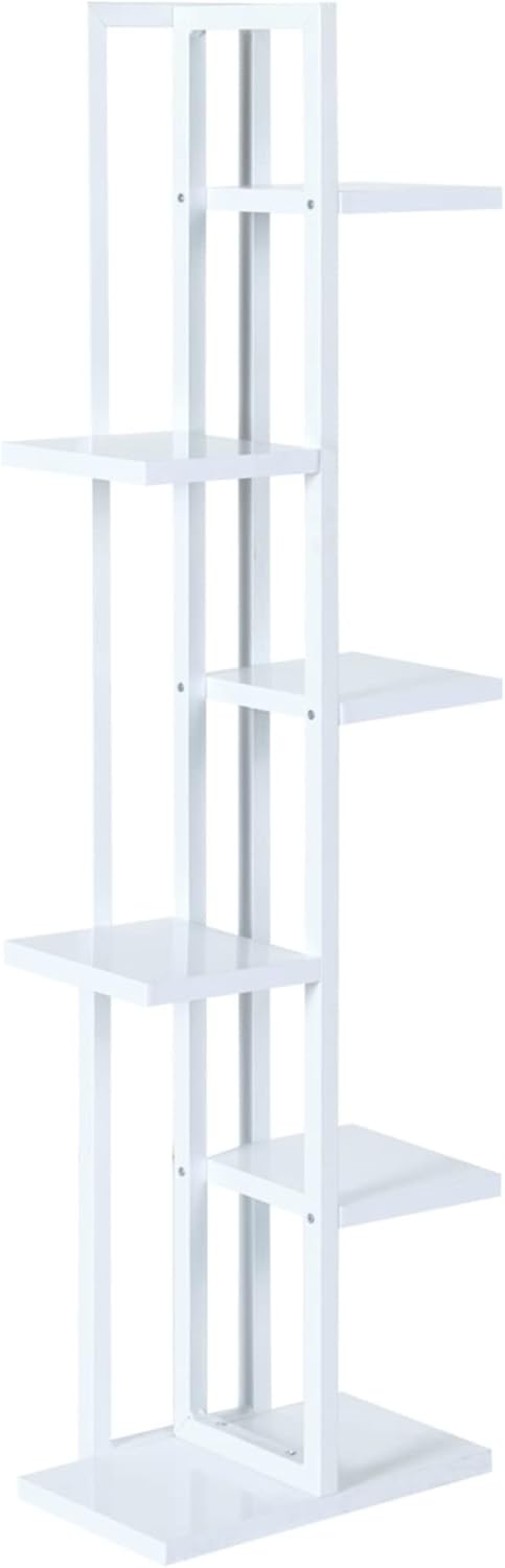 [en.casa] Blumenständer Tohmajärvi 6 Ebenen Blumenregal 120 x 34 x 21 cm Pflanzenständer Indoor Pfla