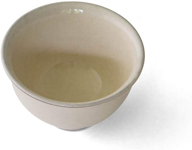 Nankei - Japanische Teeschale Kumidashiwan Kohiki, Banko Ton. Weiss und fasst ca. 100 ml