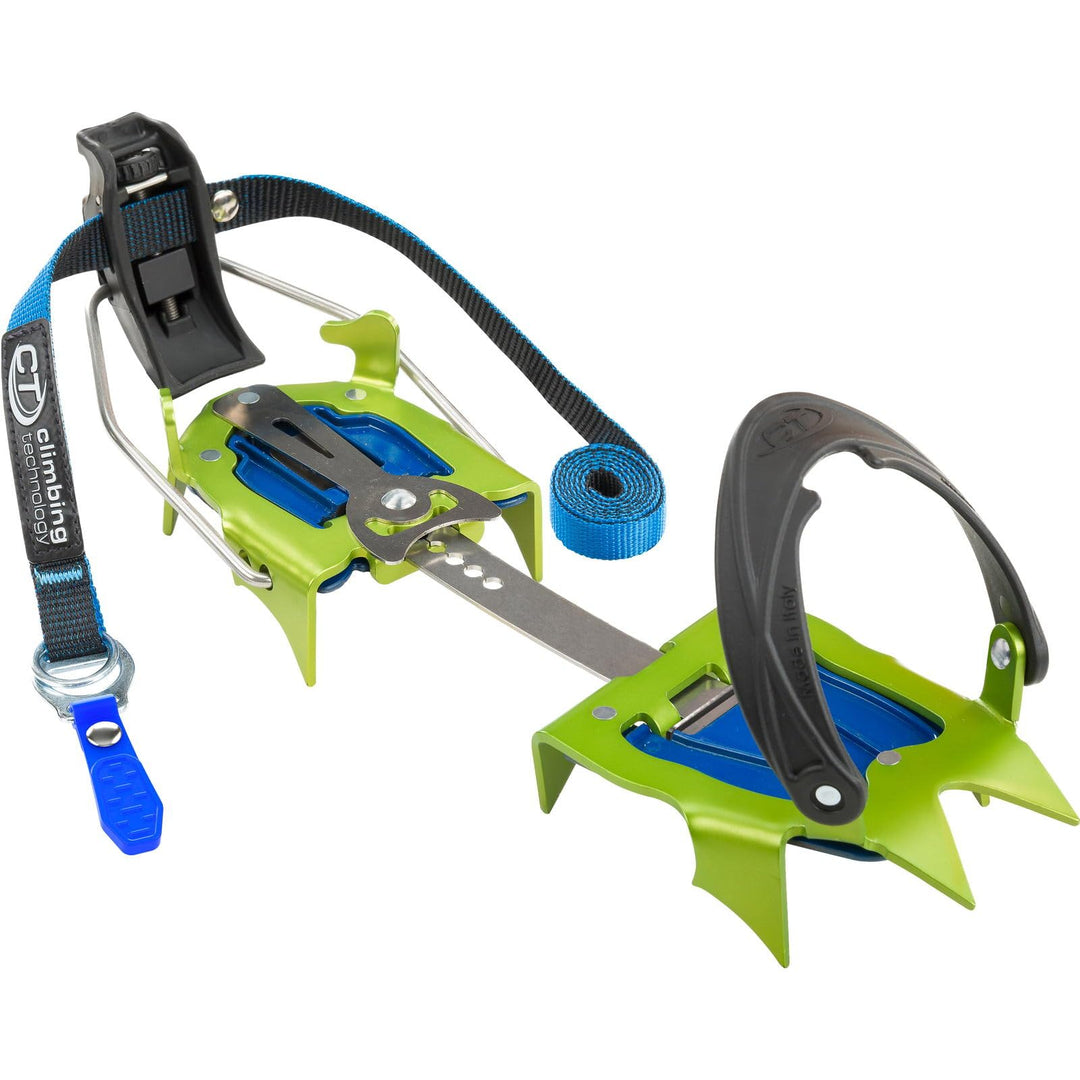 Climbing Technology Snow Flex Semiautomatic, Unisex-Rampe - Erwachsene, Grün, Grösse verstellbar