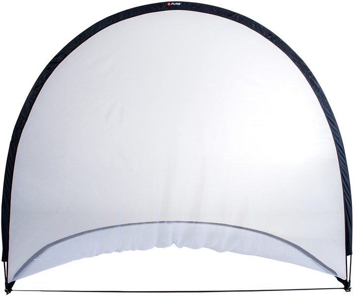 Pure2Improve Unisex-Adult Trainingsnetz Golf 2.40x2.10m Schwarz/Weiss, 2.40x2.10m Schwarz/Weiss