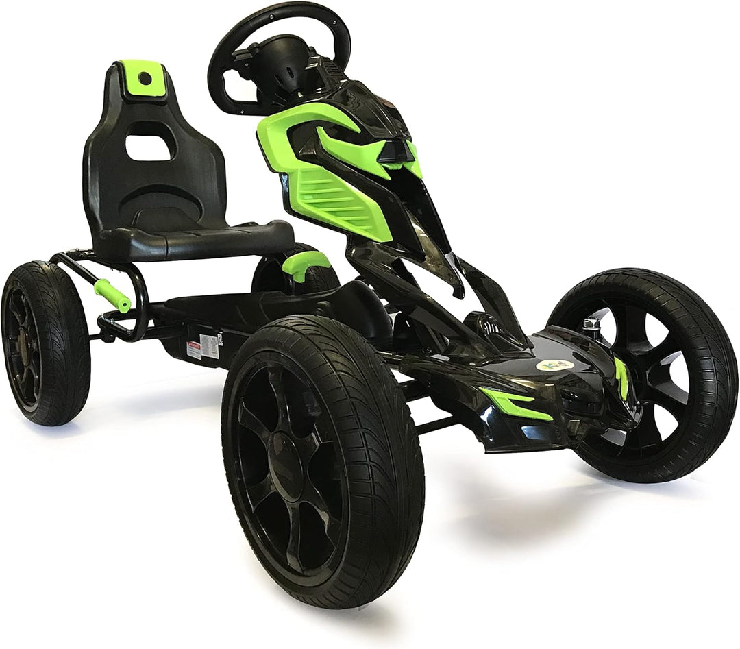 Kinder Pedal Go Kart - 5-12 Jahre, Mit Pedal, Shaum Reifen Eva Wheels