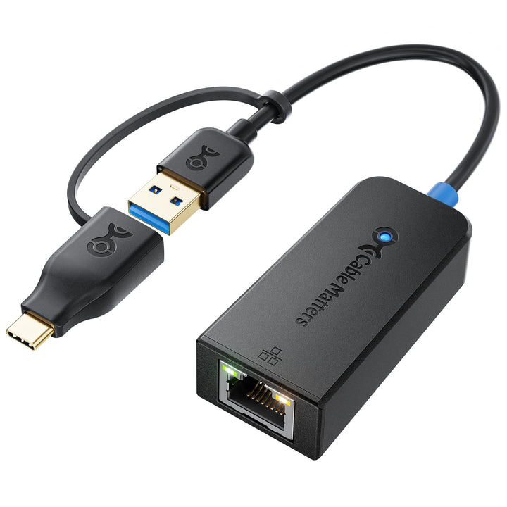Cable Matters USB auf 2,5 Gigabit Ethernet Adapter (USB Netzwerkadapter, LAN USB Adapter) - unterstü